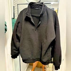 Anarabess size M black quarter zip pullover great condition